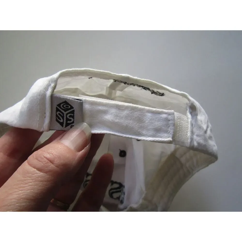 Sysco Logo Hat White‎ Blue Adjustable Embroidered USA Flag 100% Cotton Cap